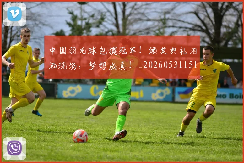 中国羽毛球包揽冠军！颁奖典礼泪洒现场，梦想成真！_20260531151542
