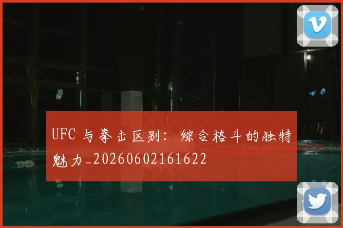UFC 与拳击区别:综合格斗的独特魅力_20260602161622